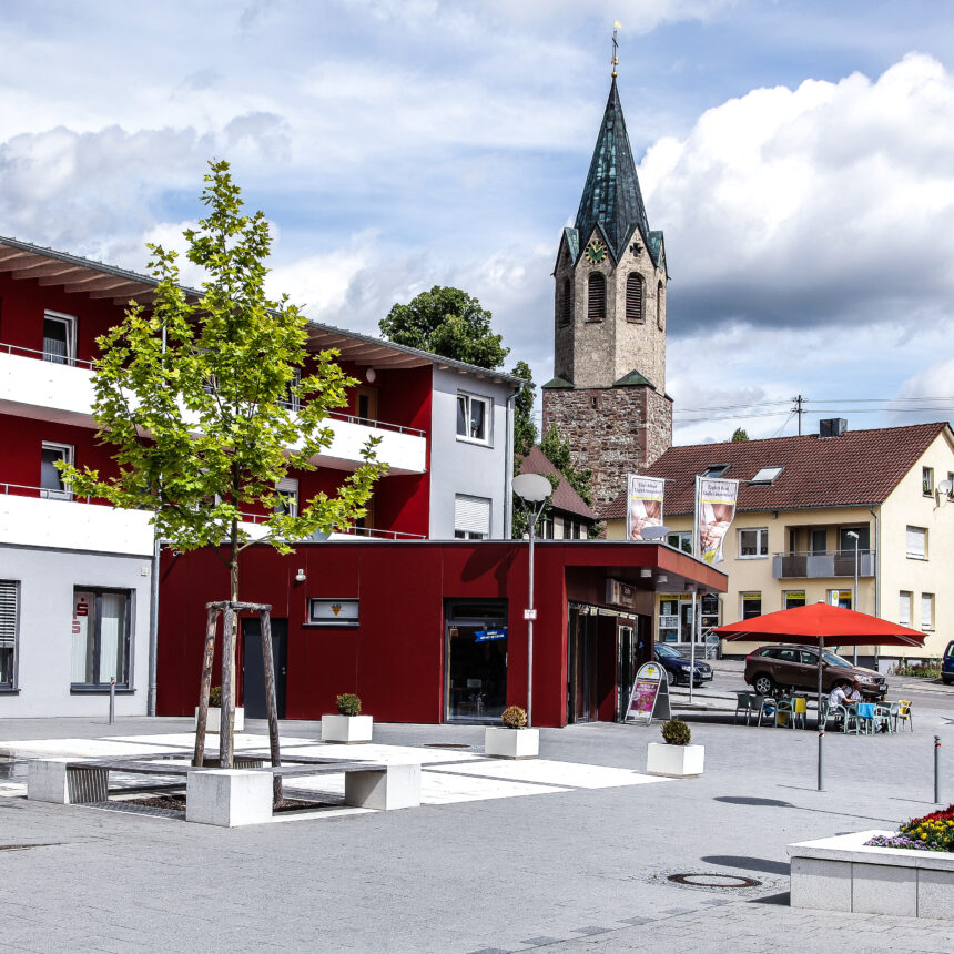 Dorfplatz Ortsmitte Dunningen