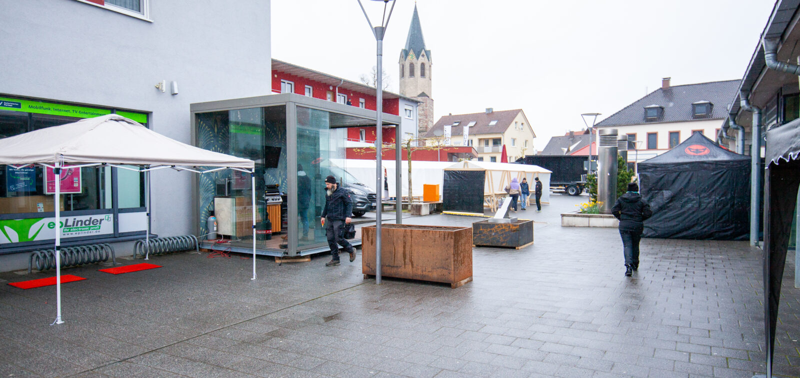 Dunninger Frühling 2024, Aufbau, Foto: Fritz Rudolf