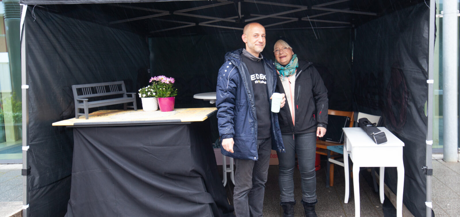 Dunninger Frühling 2024, DU - Die Unternehmer e.V., 1. Vorsitzender Henry Berger & Schriftführerin Kerstin Gapp, Foto: Fritz Rudolf