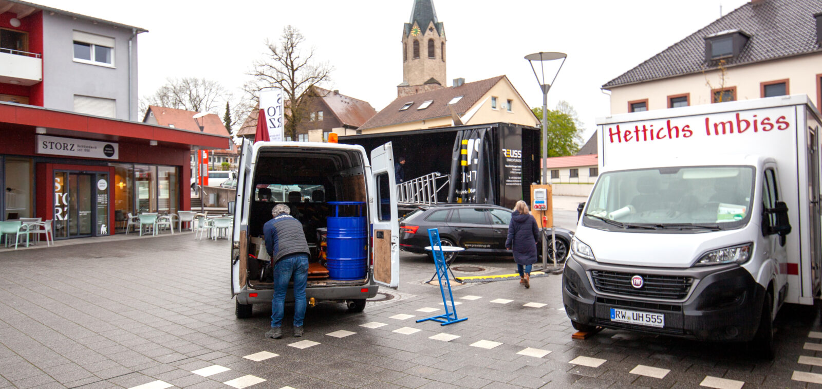 Dunninger Frühling 2024, Aufbau, Foto: Fritz Rudolf
