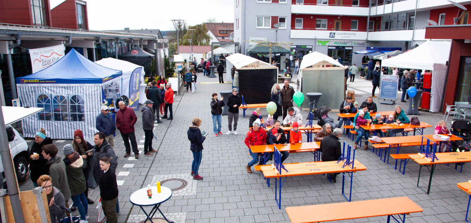 Dunninger Frühling 2024, Ortsmitte beim Dunninger Frühling 2024, Foto: Fritz Rudolf