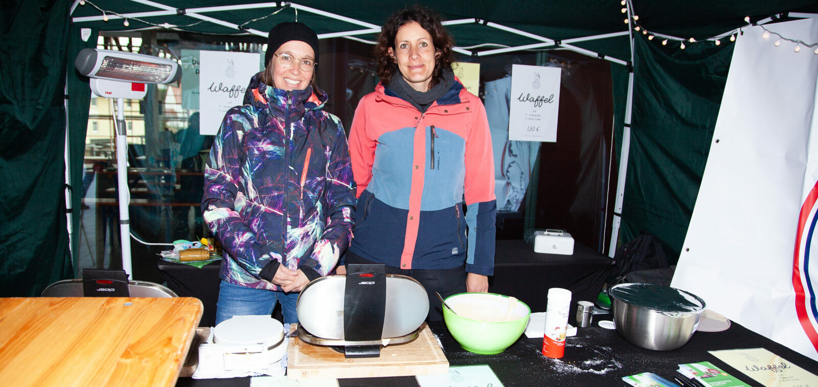 Dunninger Frühling 2024, Waffelstand des TSV Dunningen Handball F-Jugend, Foto: Fritz Rudolf