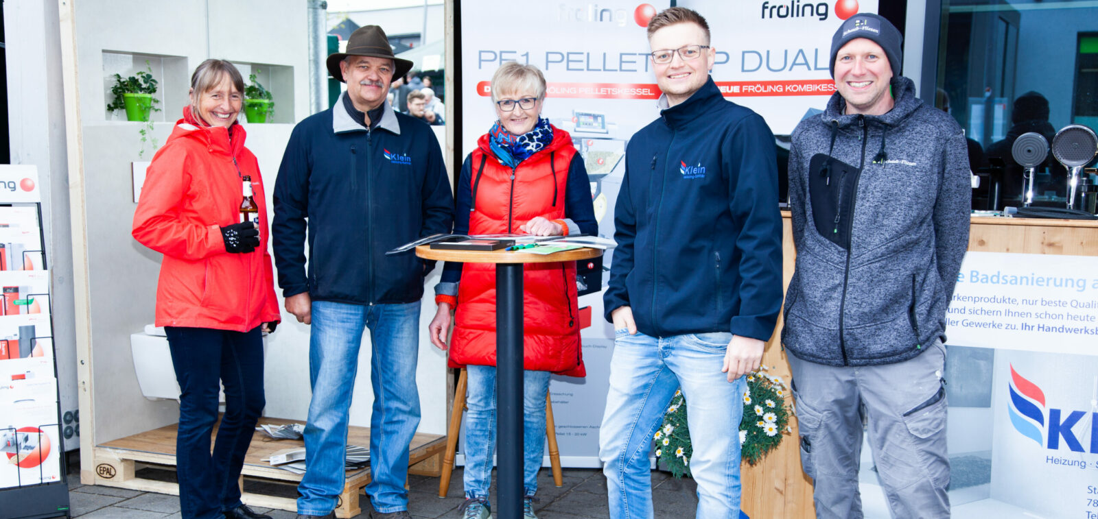 Dunninger Frühling 2024, Team Klein Heizung-Sanitär & Fliesenfachbetrieb Schaub-Fliesen , Foto: Fritz Rudolf